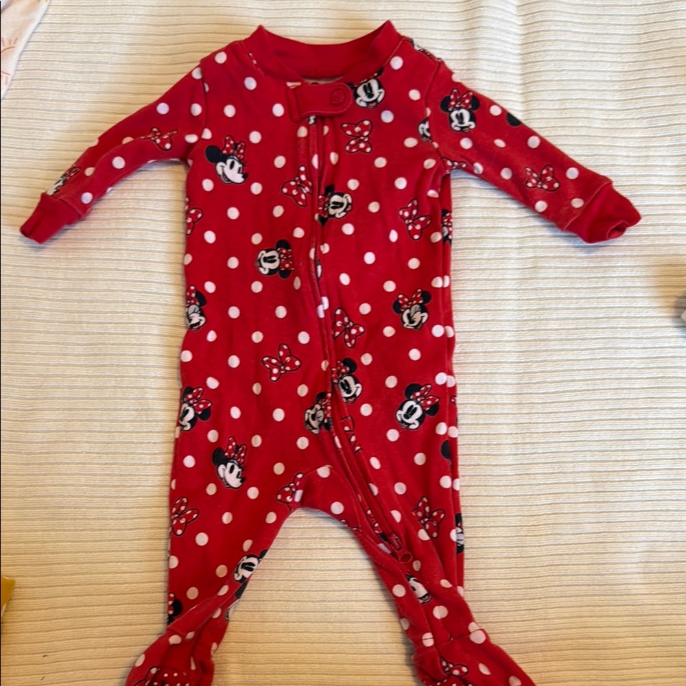 Disney Red and White Festive Footies